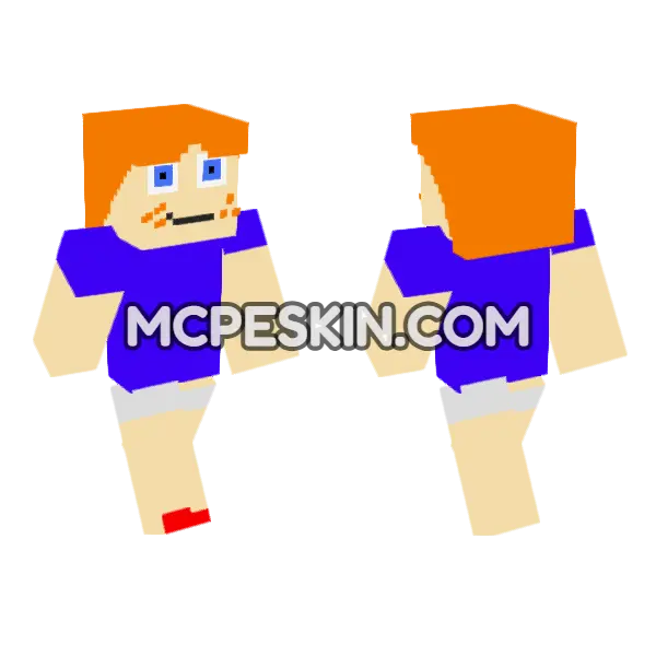 Orange Haired Boy, front and back