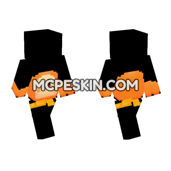 Orange Waddle Dee, front and back