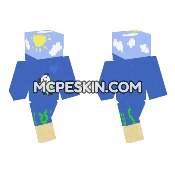 Oshawott Pokemon Pixel Art, front and back