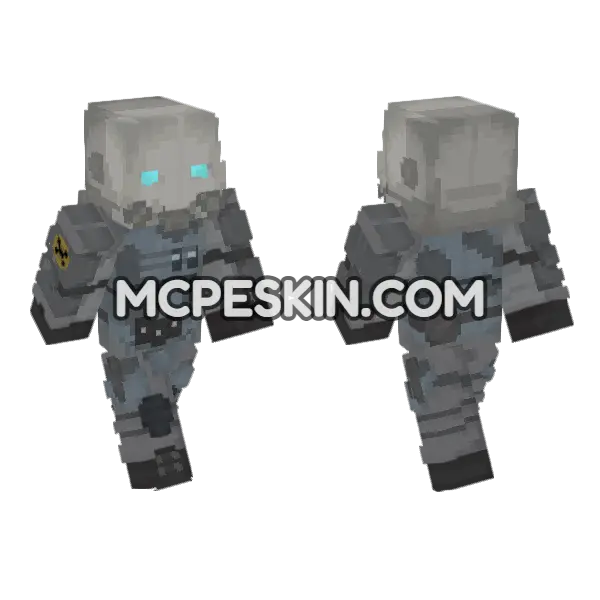 Ota Owc Echo Half Life Minecraft Bedrock skin, front and back