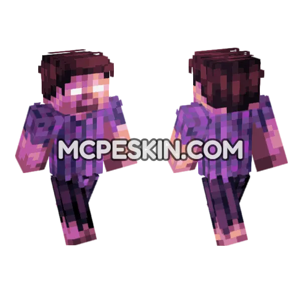 Our Hero Minecraft Bedrock skin, front and back