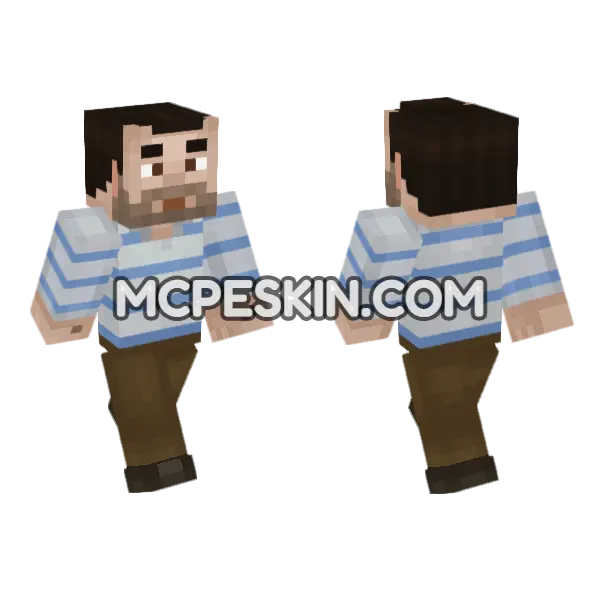 Owen Minecraft Bedrock skin, front and back