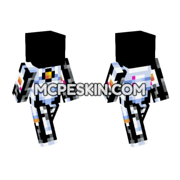 P Body Skin Minecraft Bedrock skin, front and back