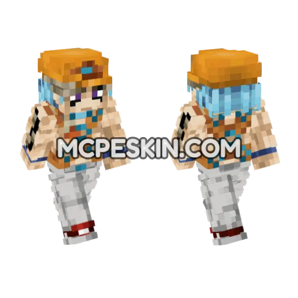 Paco Laburantes Minecraft Bedrock skin, front and back