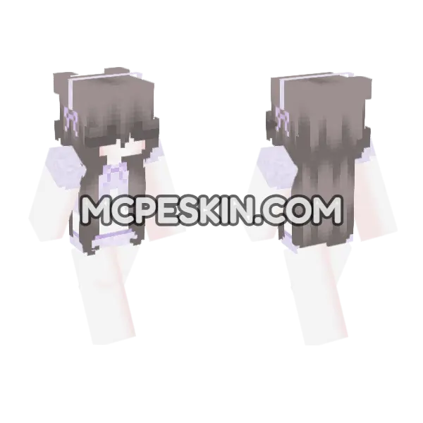 Pale Egirl Dress, front and back