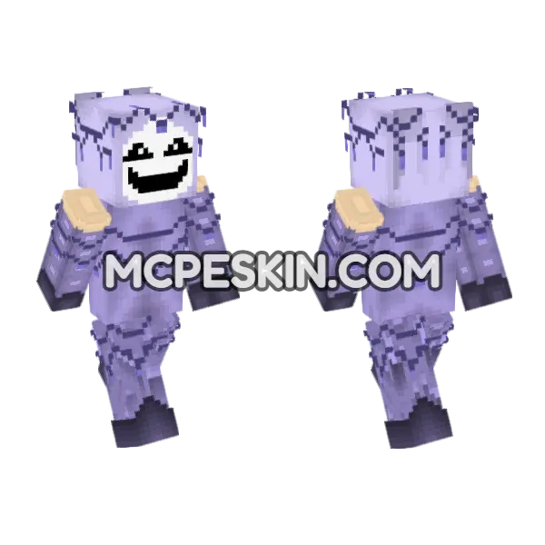 Pale Masked Figure, front and back