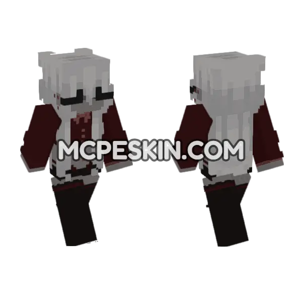 Pale Red Suit, front and back