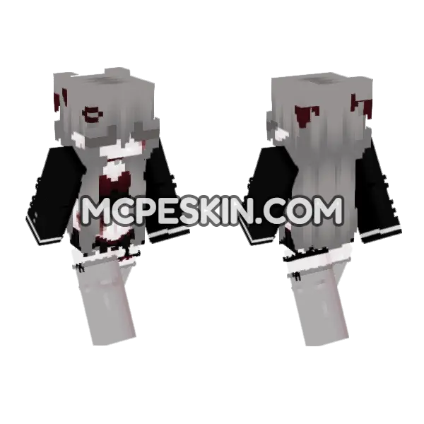 Pale Vampire Girl, front and back