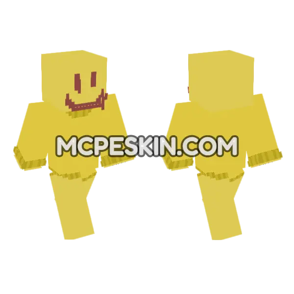 Partygoer 5819404 Minecraft Bedrock skin, front and back