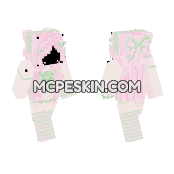 Pastel Kawaii Outfit, front and back