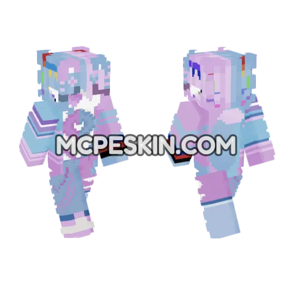 Pastel Pride Outfit, front and back