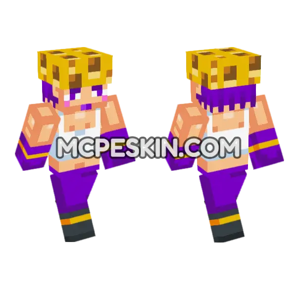 Pen Yen Girl Minecraft Bedrock skin, front and back