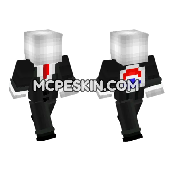 Pepsi Man Skin Minecraft Bedrock skin, front and back