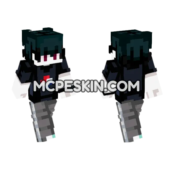 Pepsi Man Skin Minecraft Bedrock skin, front and back