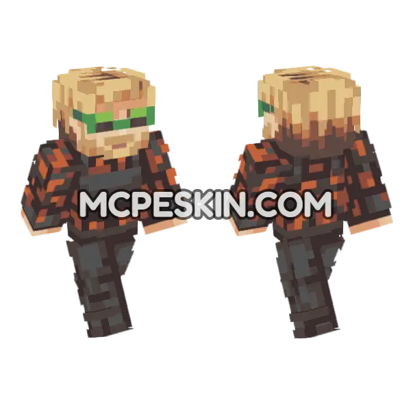 Pewdiepie Skin Minecraft Bedrock skin, front and back