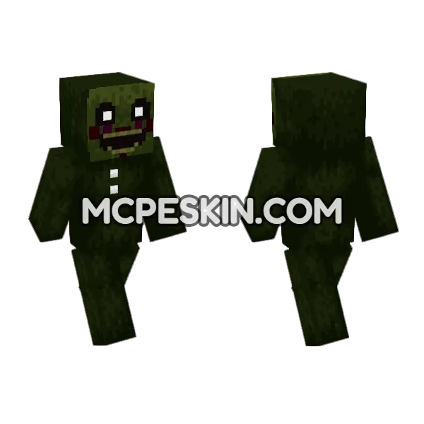 Phantom Marionette Minecraft Bedrock skin, front and back