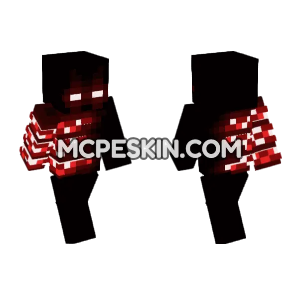 Phantom Skin Minecraft Bedrock skin, front and back