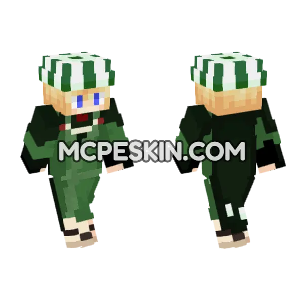 Philza Skin Minecraft Bedrock skin, front and back