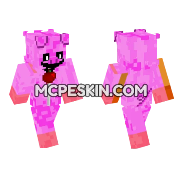 Picky Piggy Minecraft Bedrock skin, front and back
