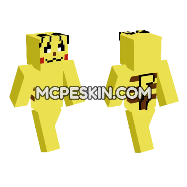Pikachu Outfit, front and back