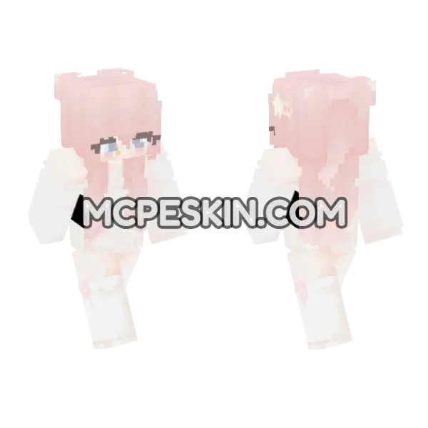 Pink Aesthetic Outfit, front and back
