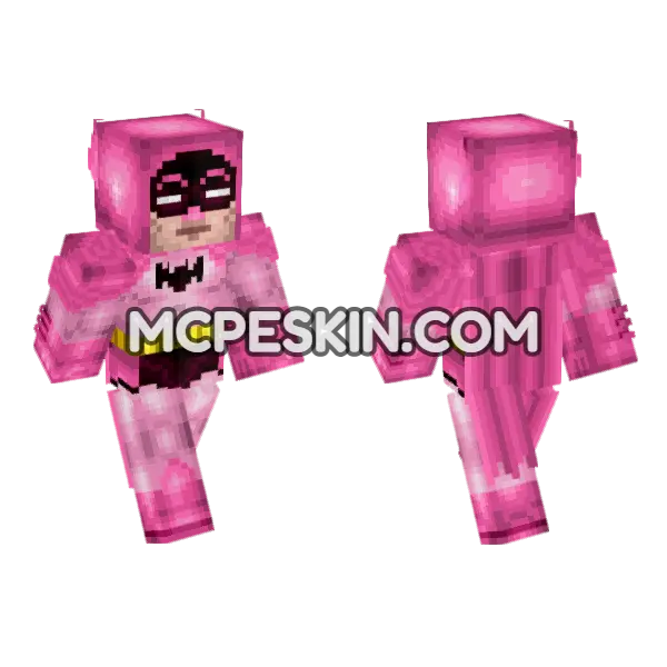 Pink Batsuit Detective, front and back
