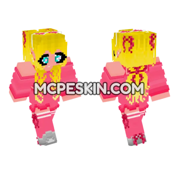 Pink Blondy, front and back