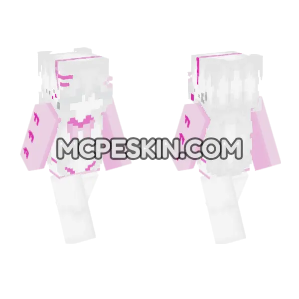 Pink Bow Dress, front and back