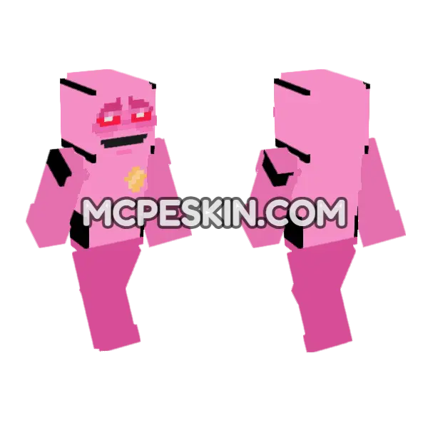 Pink Bunny Outfit, front and back