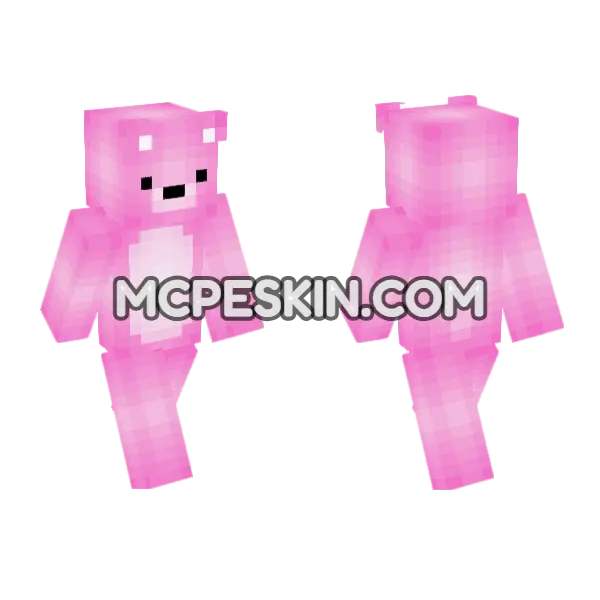 Pink Dreams Skin 4 Minecraft Bedrock skin, front and back