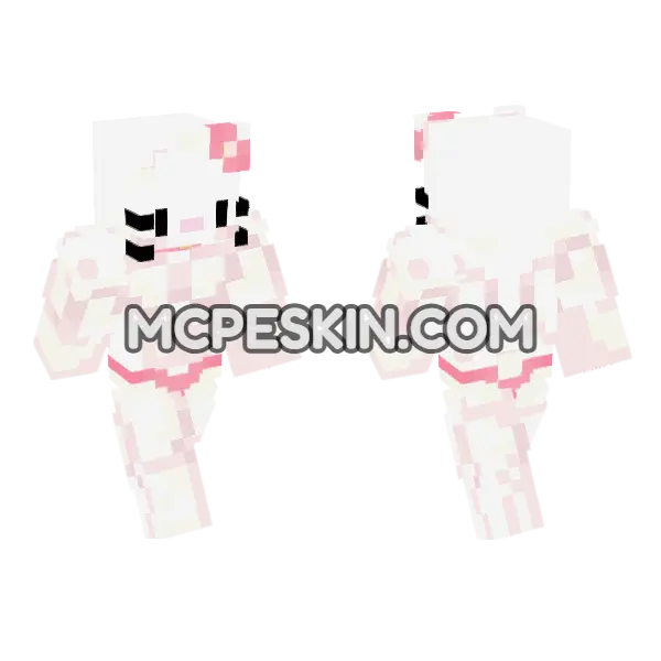 Pink Dreams Skin 7 Minecraft Bedrock skin, front and back
