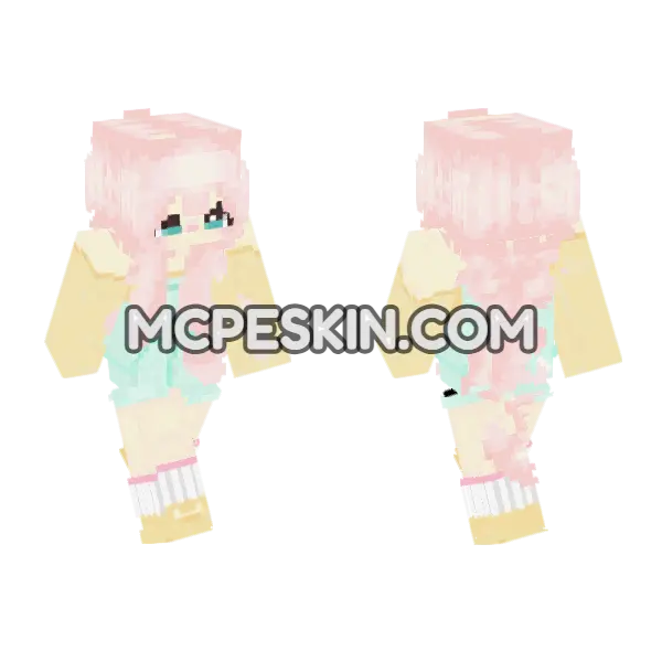Pink Pastel Princess, front and back