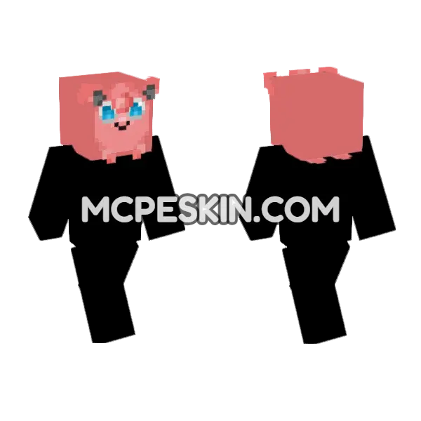 Pink Piggy, front and back