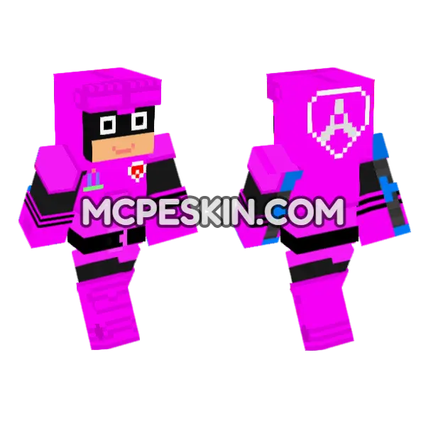Pink PJ Mask Catboy, front and back