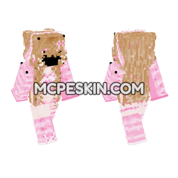 Pink Ruffle Dress, front and back