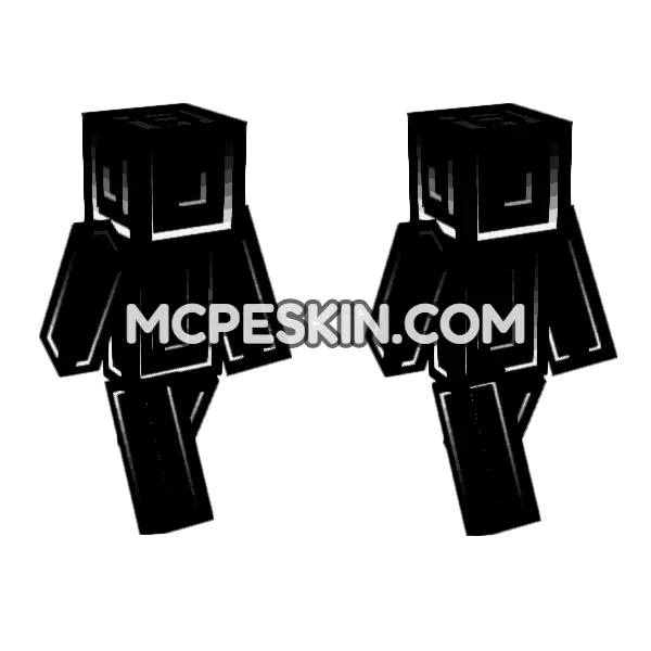 Plasma Skin Minecraft Bedrock skin, front and back