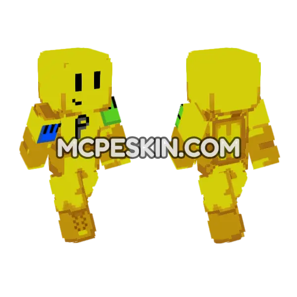 Player Skin Minecraft Bedrock skin, front and back