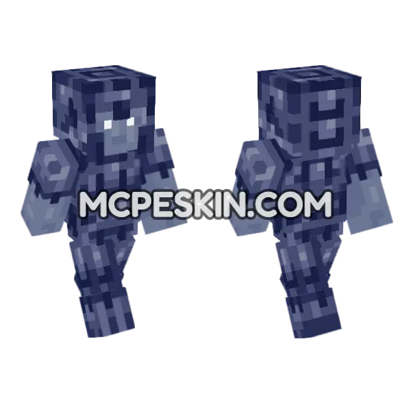 Plozoni Charon Bald Minecraft Bedrock skin, front and back