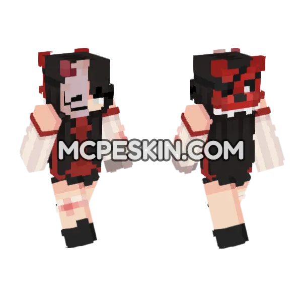 Pollux Minecraft Bedrock skin, front and back