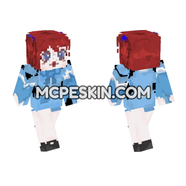 Poppy Playtime Skin Minecraft Bedrock skin, front and back