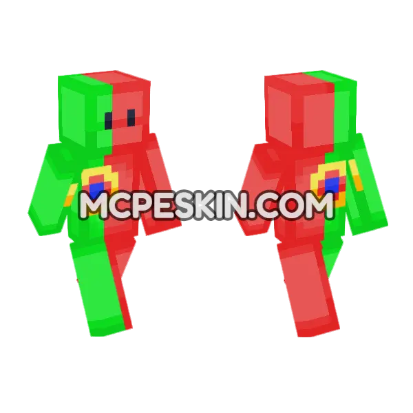 Portugal Skin Minecraft Bedrock skin, front and back