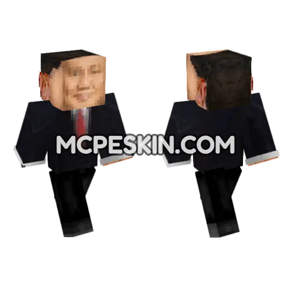 Prabowo Subianto Suit, front and back