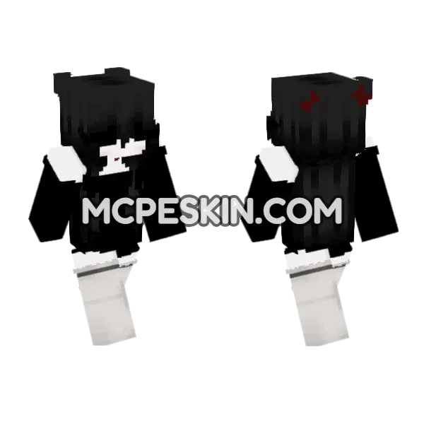 Pretty Girll 6840869 Minecraft Bedrock skin, front and back