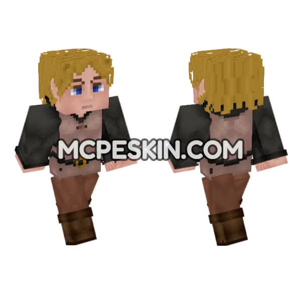 Prince Lir As Prince Phillip Minecraft Bedrock skin, front and back