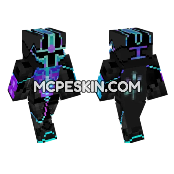 Prism Vane Minecraft Bedrock skin, front and back
