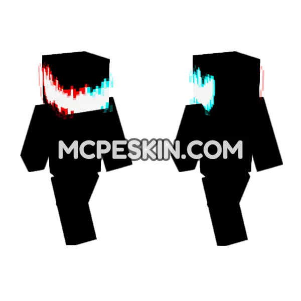 Pull Me Apart Minecraft Bedrock skin, front and back