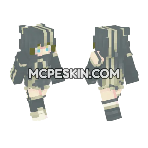 Pulse Skin Minecraft Bedrock skin, front and back