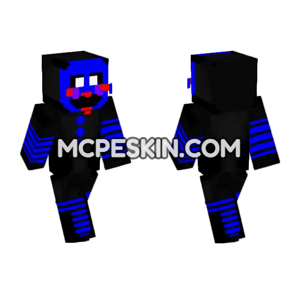 Puppet FNAF Skin Minecraft Bedrock skin, front and back