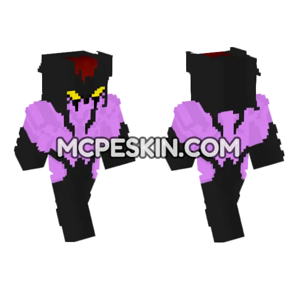 Purple Devilman, front and back