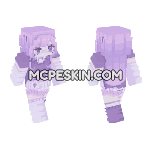 Purple Girl D, front and back